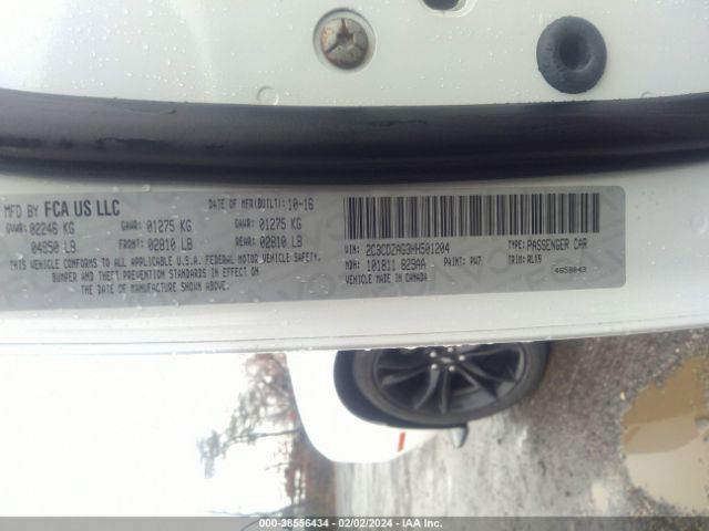 2C3CDZAG3HH501204 Dodge Challenger Sxt Plus