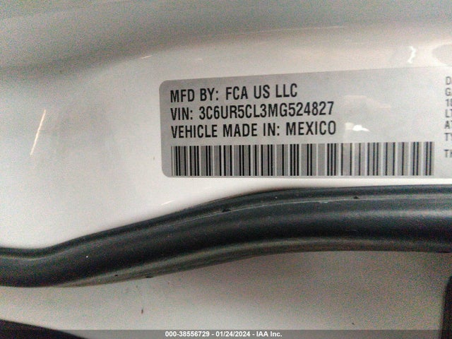 RAM 2500 Tradesman  4x4 6'4 Box 2021 3C6UR5CL3MG524827 Image 9