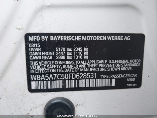 WBA5A7C50FD628531 BMW 528i Xdrive
