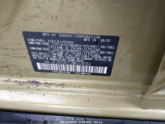 Subaru Crosstrek Premium 2021 JF2GTACC2MG228761 Image 9