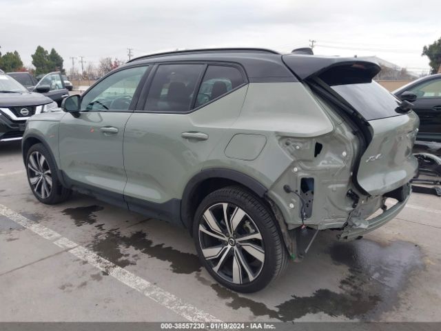 2022 VOLVO XC40 RECHARGE PURE ELECTRIC YV4ED3UR9N2718305 Photo 2
