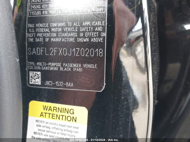 2018 JAGUAR E-PACE SADFL2FX0J1Z02018 Photo 8