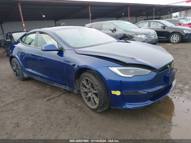 2022 Tesla Model S Dual Motor All-wheel Drive მანქანა იყიდება აუქციონზე, vin: 5YJSA1E54NF473411, აუქციონის ნომერი: 38557684