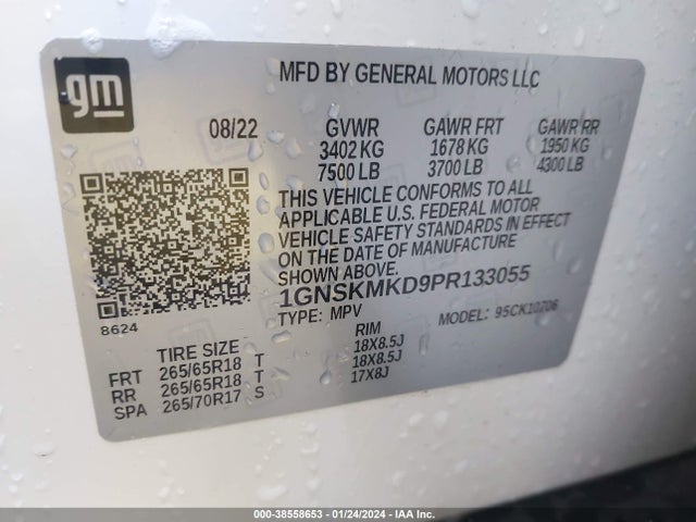 Chevrolet Tahoe 4wd Ls 2023 1GNSKMKD9PR133055 Image 9