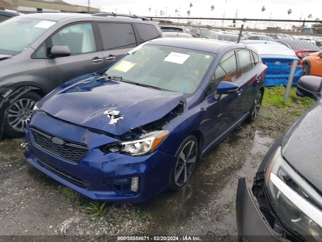 2018 SUBARU IMPREZA 2.0I SPORT VIN: 4S3GTAM66J3733647