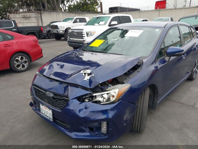 2018 SUBARU IMPREZA 2.0I SPORT VIN: 4S3GTAM66J3733647