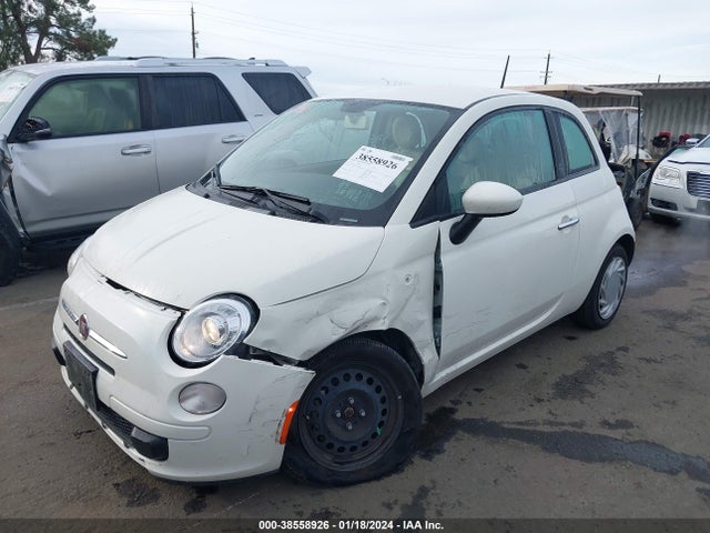 2012 FIAT 500 3C3CFFAR7CT370854 Photo 1