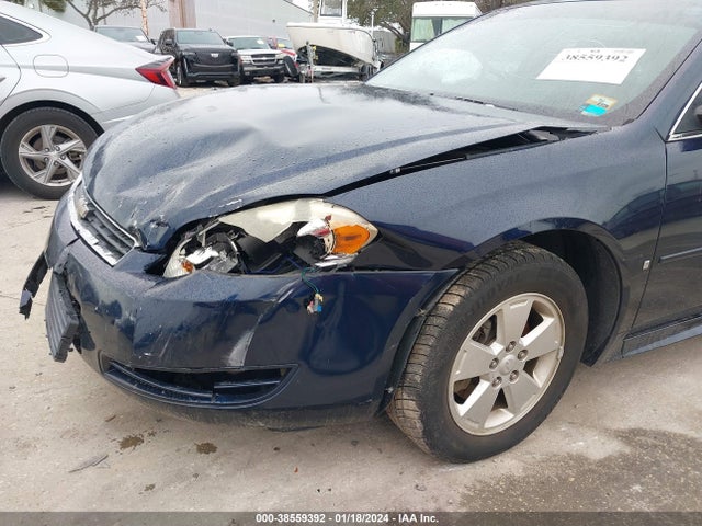 2009 CHEVROLET IMPALA LT VIN: 2G1WT57K191111026