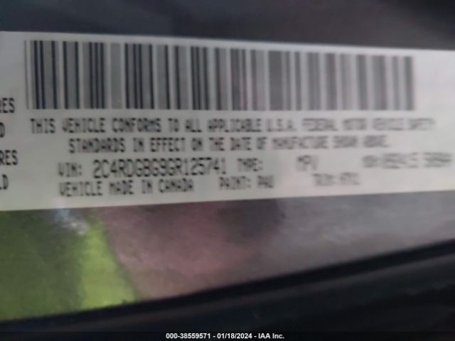 2C4RDGBG9GR125741 Dodge Grand Caravan American Value Pkg