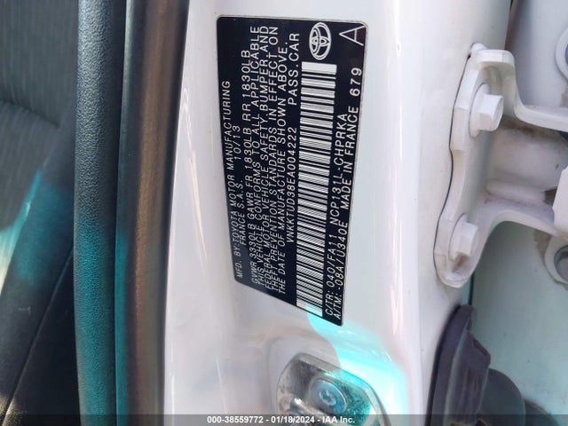 Toyota 1nz-fe 2014 VNKKTUD38EA004222 Image 24