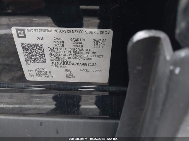 Chevrolet Blazer 2019 3GNKBBRA7KS683182 Image 9
