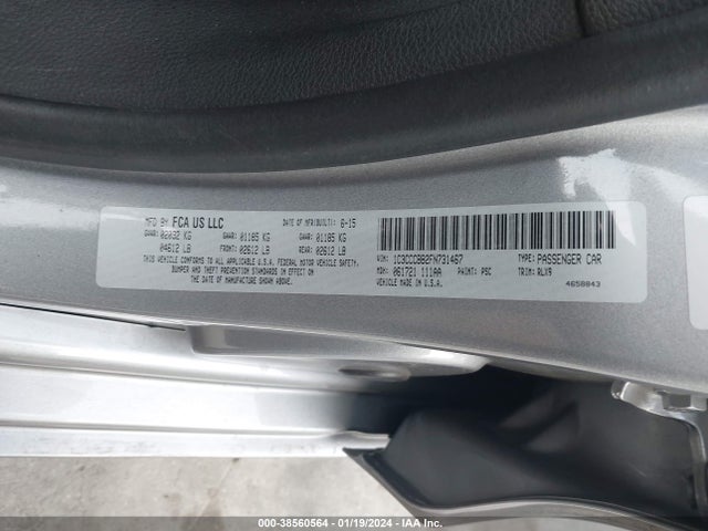 Chrysler 200 S 2015 1C3CCCBB2FN731467 Image 9
