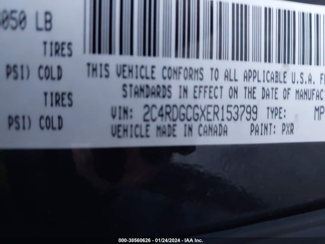 Dodge Grand Caravan Sxt 2014 2C4RDGCGXER153799 Image 9