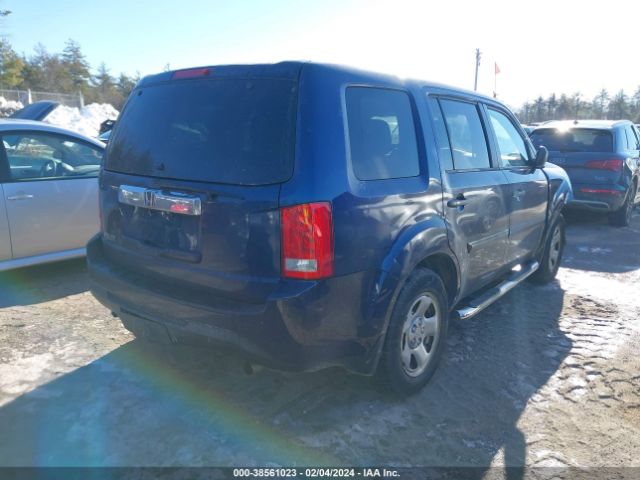 5FNYF4H20FB040121 Honda PILOT LX