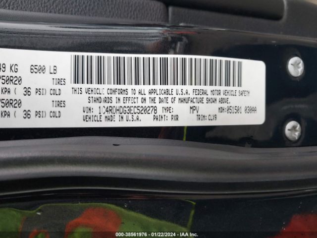 1C4RDHDG3EC520278 Dodge DURANGO LIMITED