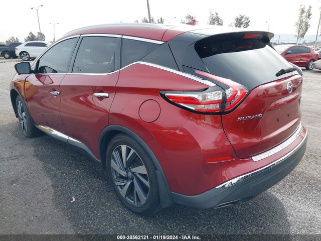 2015 NISSAN MURANO PLATINUM VIN: 5N1AZ2MGXFN232898