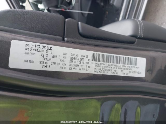2020 JEEP GRAND CHEROKEE 1C4RJFCT8LC204156 Photo 8