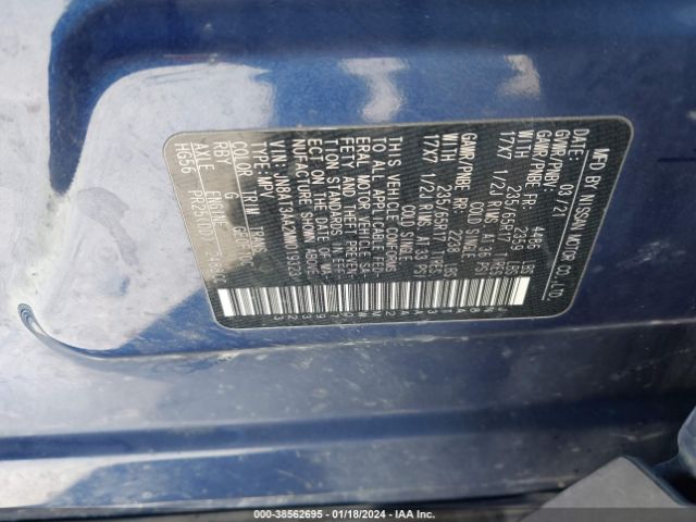 JN8AT3AA2MW019323 Nissan Rogue S Fwd