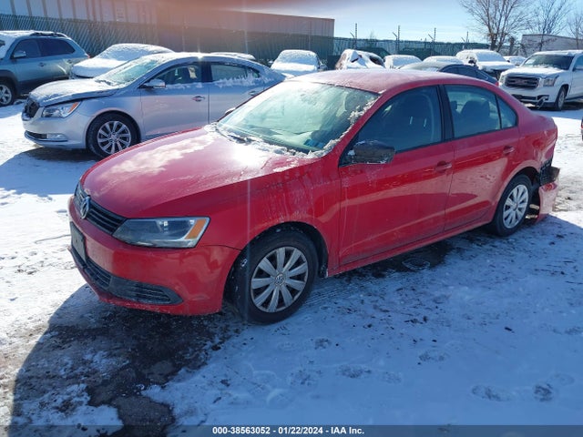 2012 VOLKSWAGEN JETTA 2.0L S VIN: 3VW2K7AJ2CM414477
