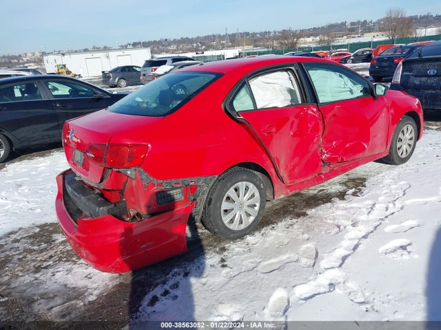2012 VOLKSWAGEN JETTA 2.0L S VIN: 3VW2K7AJ2CM414477