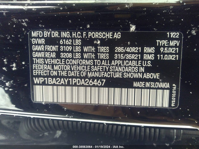 2023 PORSCHE CAYENNE COUPE WP1BA2AY1PDA26467 Photo 8