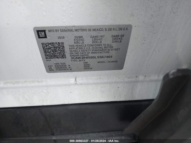 Chevrolet Blazer Awd 2lt 2020 3GNKBHRS0LS567464 Image 9