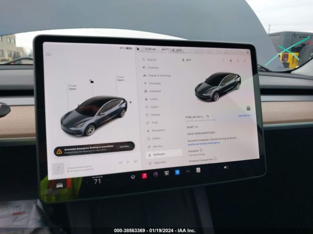 5YJ3E1EA4MF873053 Tesla Model 3 Standard Range Plus Rear-wheel Drive