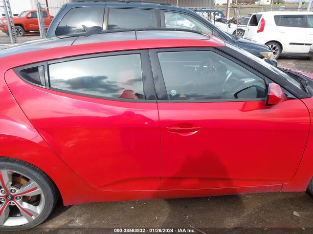 2014 HYUNDAI VELOSTER BASE W/RED VIN: KMHTC6AD0EU194193