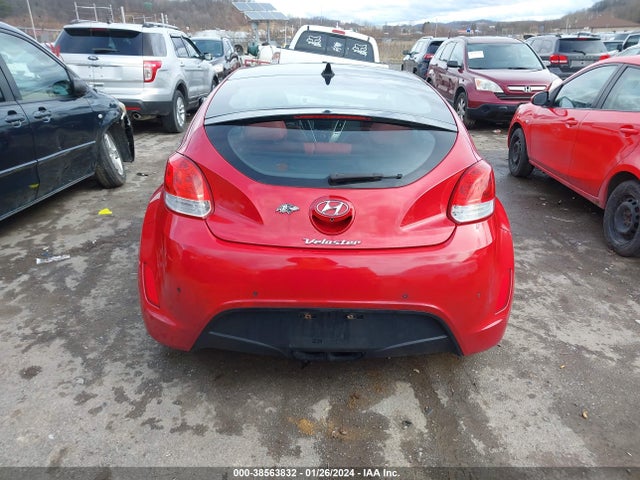 2014 HYUNDAI VELOSTER BASE W/RED VIN: KMHTC6AD0EU194193