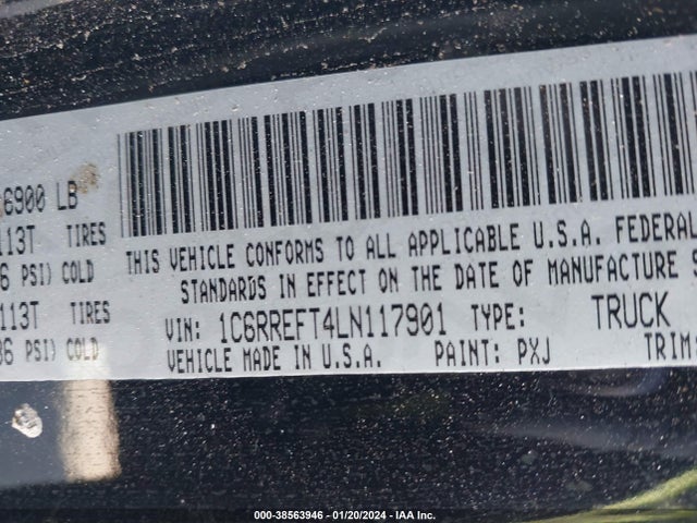 RAM 1500 Lone Star  4x2 5'7 Box 2020 1C6RREFT4LN117901 Image 9
