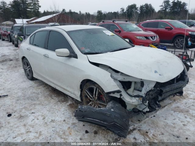 Auction sale of the 2016 Honda Accord Sport, vin: 1HGCR2F64GA165646, lot number: 38564265