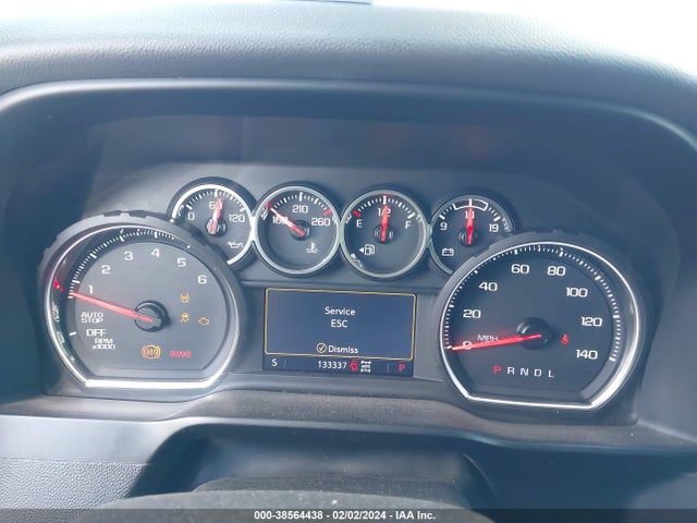 2020 CHEVROLET SILVERADO 1500 4WD SHORT BED RST VIN: 3GCUYEED0LG315495
