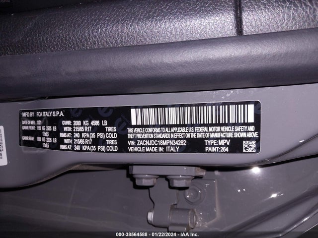 ZACNJDC18MPN34262 Jeep Renegade Trailhawk 4x4