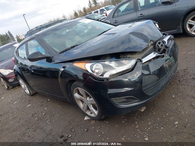 2014 HYUNDAI VELOSTER BASE W/GRAY VIN: KMHTC6ADXEU208729