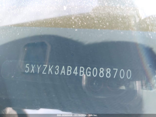 2011 HYUNDAI SANTA FE LIMITED VIN: 5XYZK3AB4BG088700