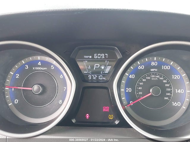 2014 HYUNDAI ELANTRA SPORT VIN: KMHDH4AH4EU040194