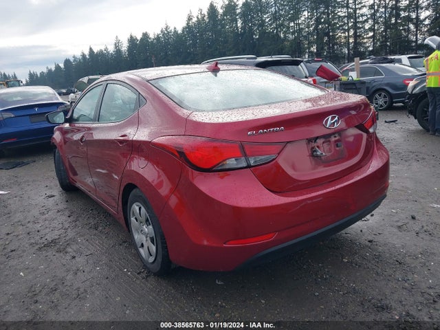 2016 HYUNDAI ELANTRA SE VIN: 5NPDH4AE1GH715071