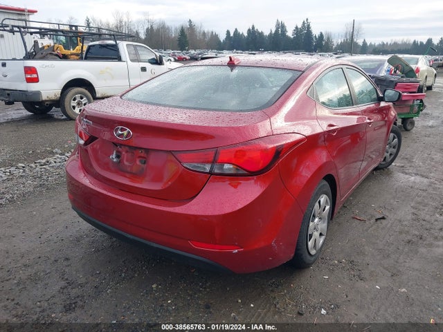 2016 HYUNDAI ELANTRA SE VIN: 5NPDH4AE1GH715071