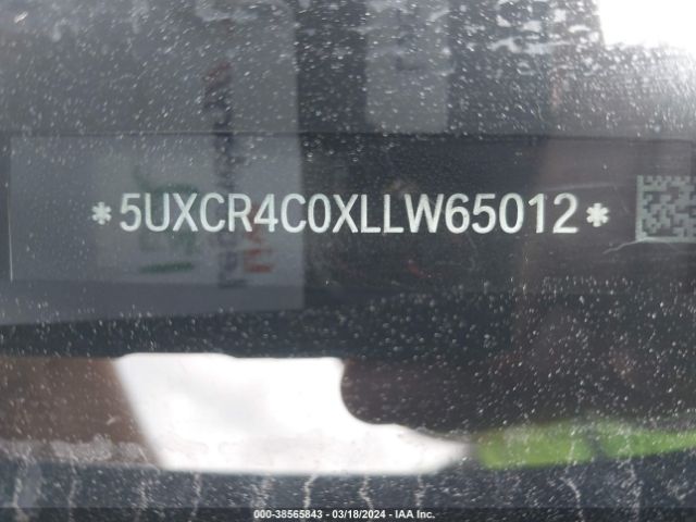 5UXCR4C0XLLW65012 BMW X5 Sdrive40i