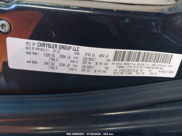 Dodge Grand Caravan Sxt 2014 2C4RDGCG8ER153168 Image 9