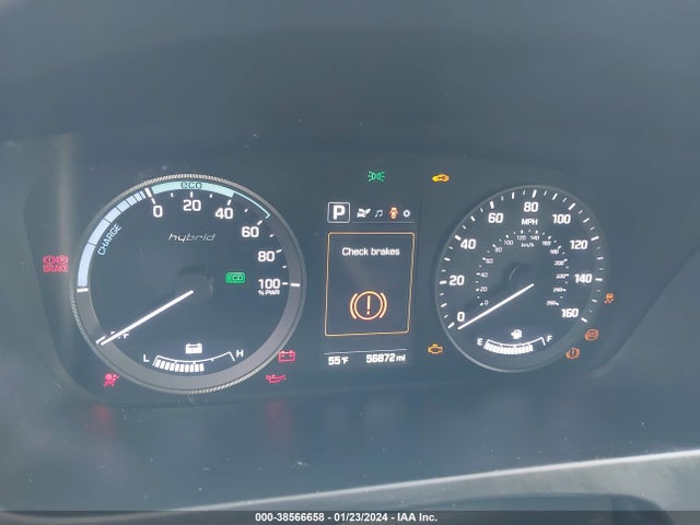 2017 HYUNDAI SONATA HYBRID SE VIN: KMHE24L39HA064455