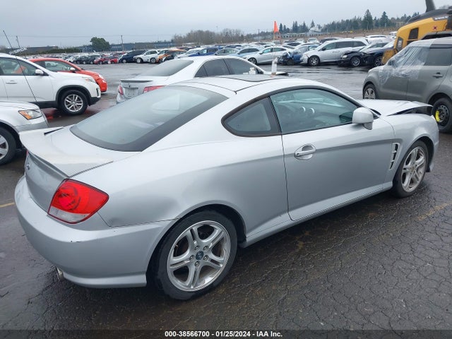 2005 HYUNDAI TIBURON GS VIN: KMHHM65D45U164546