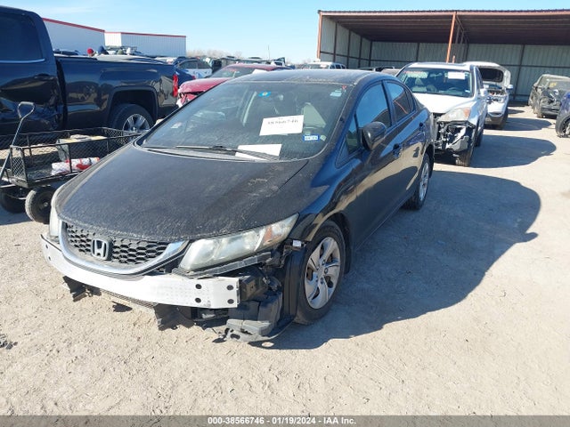 2014 HONDA CIVIC LX VIN: 19XFB2F55EE020830