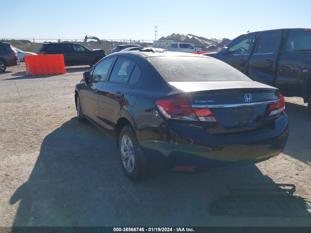 2014 HONDA CIVIC LX VIN: 19XFB2F55EE020830