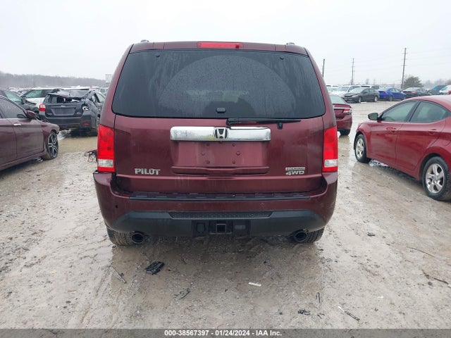 2012 HONDA PILOT TOURING VIN: 5FNYF4H97CB044062