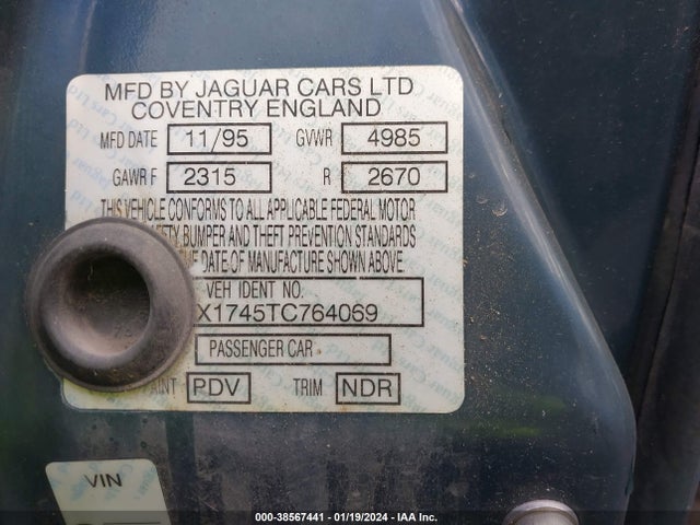 1996 JAGUAR XJ6 SAJHX1745TC764069 Photo 8