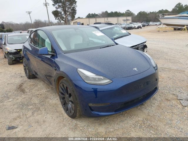 Продаж на аукціоні авто 2021 Tesla Model Y Performance Dual Motor All-wheel Drive, vin: 5YJYGDEF0MF246556, номер лоту: 38567834