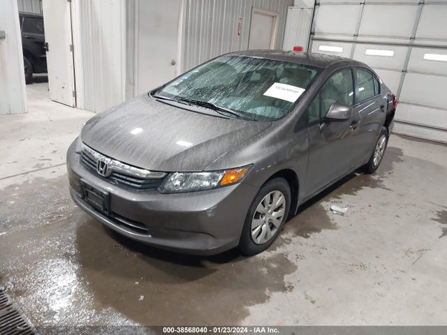 2012 HONDA CIVIC LX VIN: 19XFB2F53CE027370