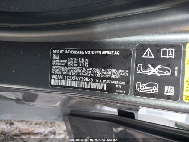 WBAVL1C5XFVY39835 BMW X1 Xdrive28i