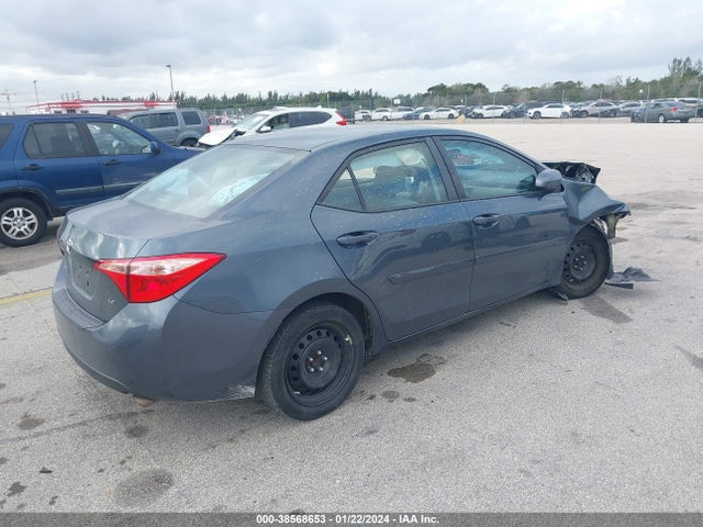 2018 TOYOTA COROLLA LE VIN: 2T1BURHE9JC067317